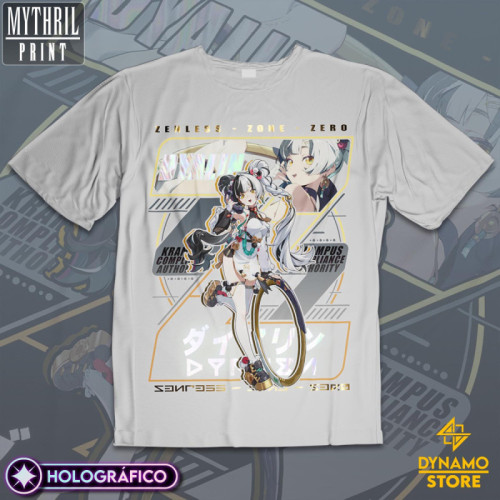 Dialyn - Zenless Zone Zero - Polera Holográfica - MYTHRIL PRINT