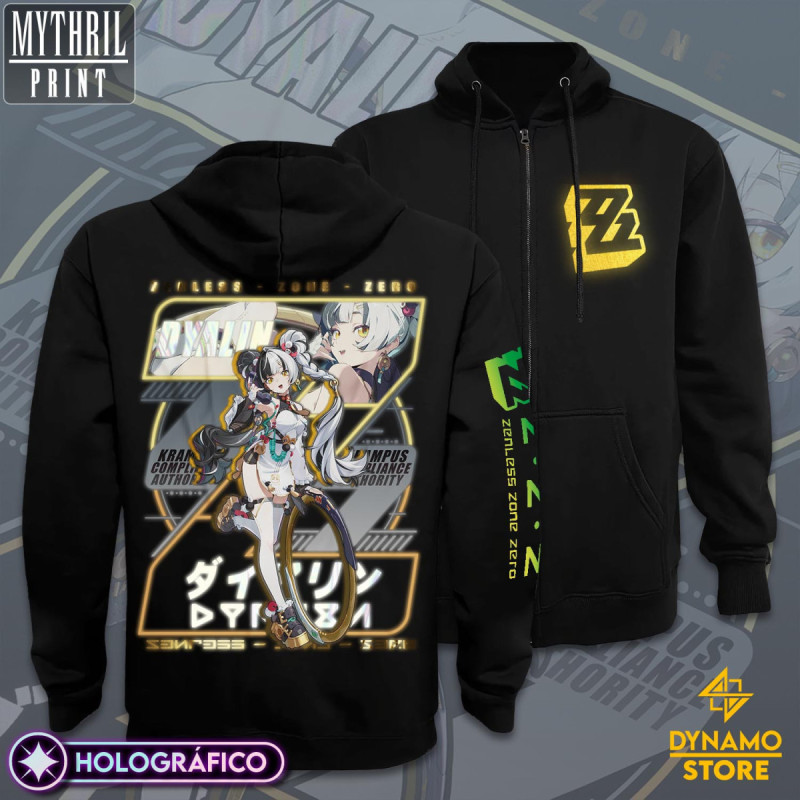 Dialyn - Zenless Zone Zero - Poleron Holográfica - MYTHRIL PRINT