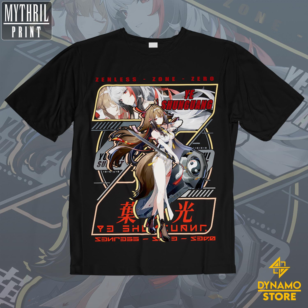 Ye Shunguang - Zenless Zone Zero - Polera - MYTHRIL PRINT