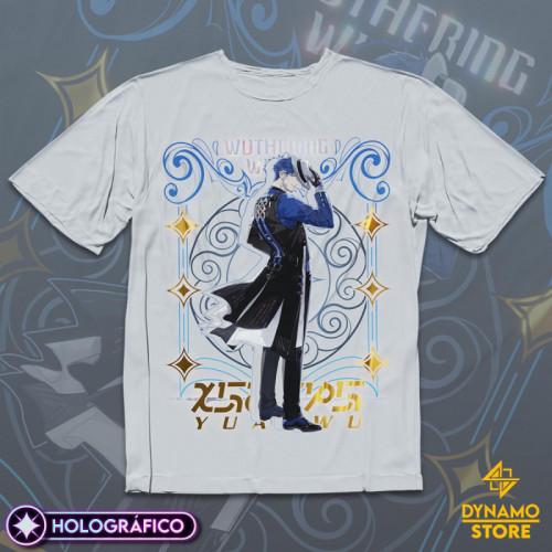 Yuanwu - Wuthering Waves - Polera Holográfica - MYTHRIL PRINT