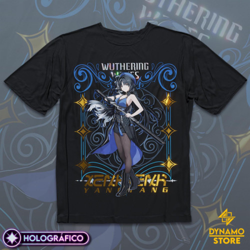 Yangyang- Wuthering Waves - Polera Holográfica - MYTHRIL PRINT