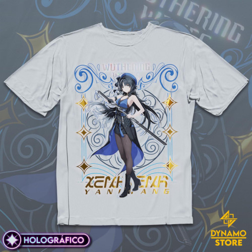 Yangyang- Wuthering Waves - Polera Holográfica - MYTHRIL PRINT
