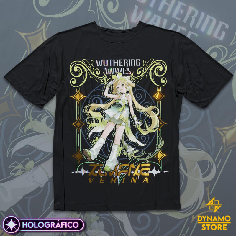 Verina - Wuthering Waves - Polera Holográfica - MYTHRIL PRINT
