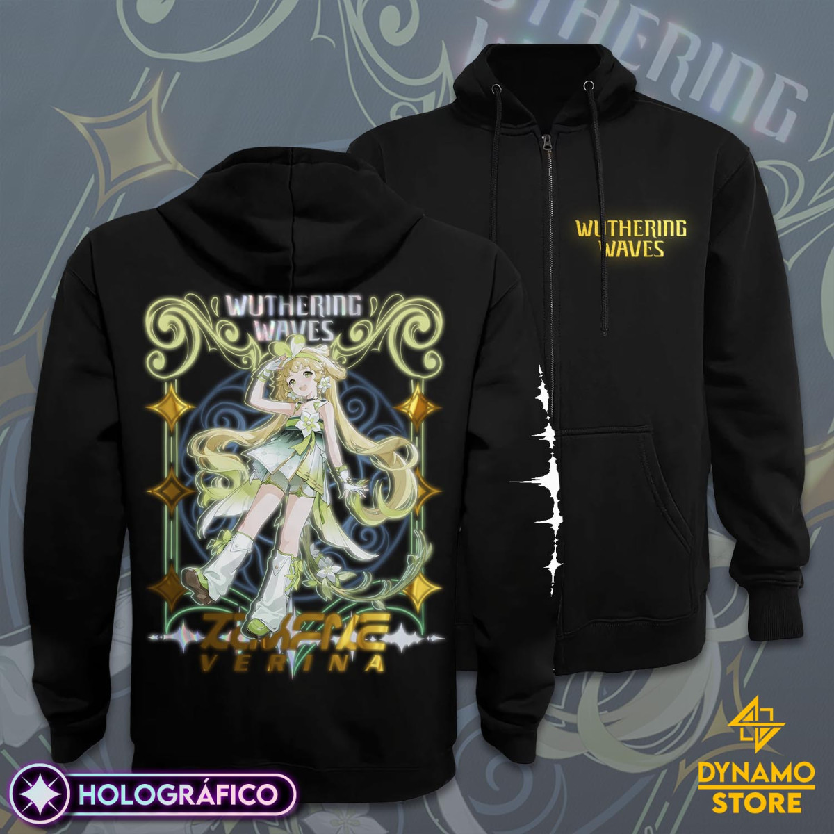 Verina - Wuthering Waves - Poleron Holográfica - MYTHRIL PRINT