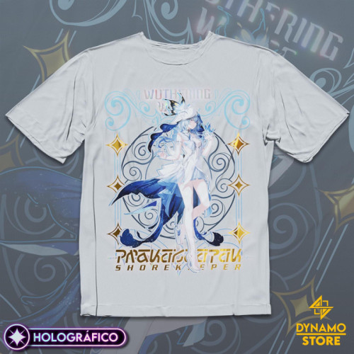 Shorekeeper - Wuthering Waves - Polera Holográfica - MYTHRIL PRINT