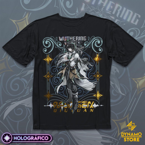 Qiuyuan - Wuthering Waves - Polera Holográfica - MYTHRIL PRINT