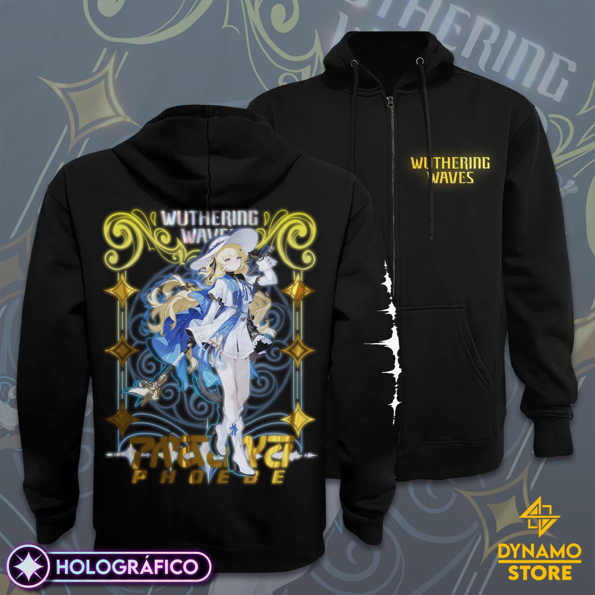 Phoebe - Wuthering Waves - Poleron Holográfica - MYTHRIL PRINT