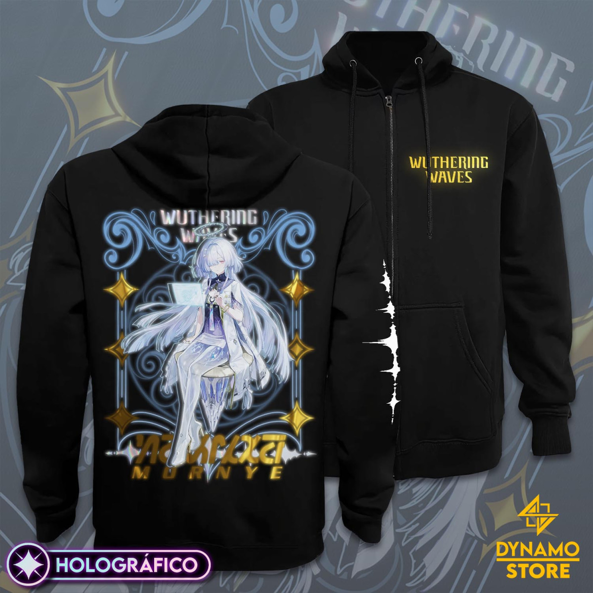 Monrye - Wuthering Waves - Poleron Holográfica - MYTHRIL PRINT