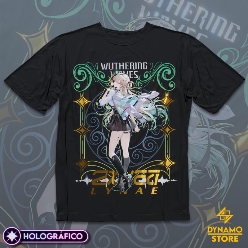 Lynae - Wuthering Waves - Polera Holográfica - MYTHRIL PRINT
