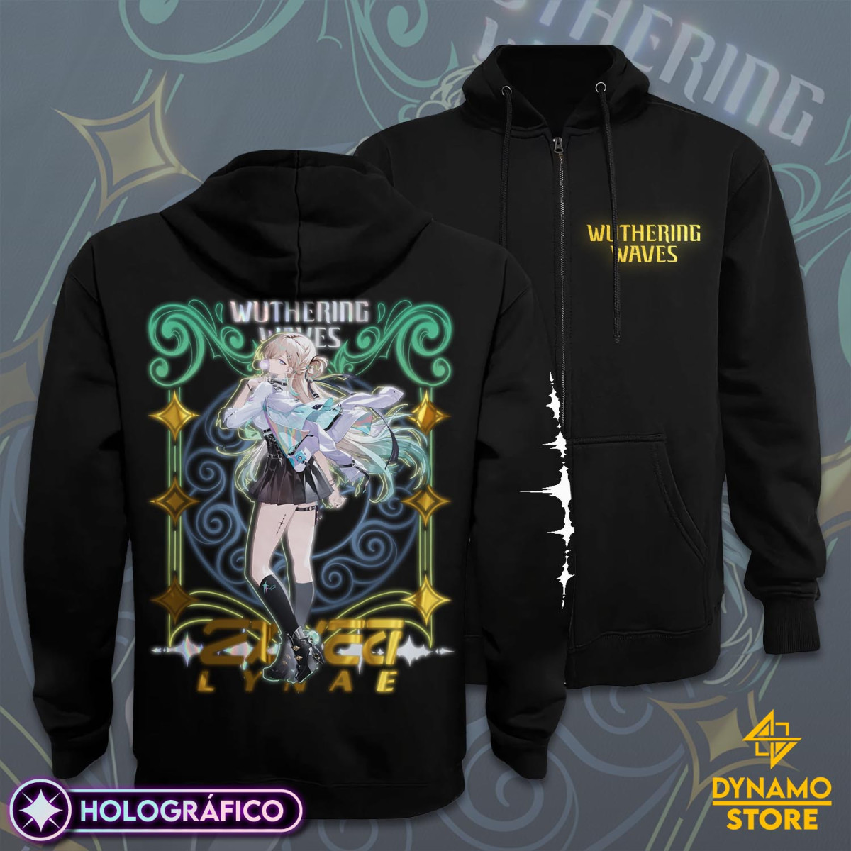 Lynae - Wuthering Waves - Poleron Holográfica - MYTHRIL PRINT