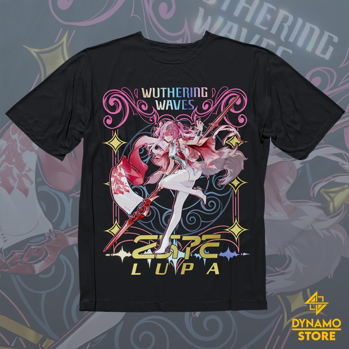 Lupa - Wuthering Waves - Polera - MYTHRIL PRINT