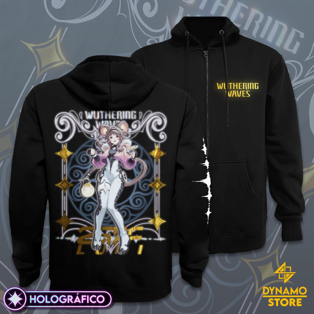 Lumi - Wuthering Waves - Poleron Holográfica - MYTHRIL PRINT