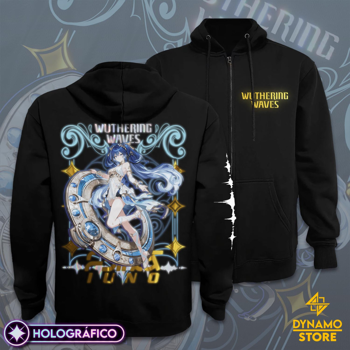 Iuno - Wuthering Waves - Poleron Holográfica - MYTHRIL PRINT