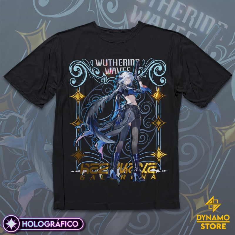 Galbrena - Wuthering Waves - Polera Holográfica - MYTHRIL PRINT