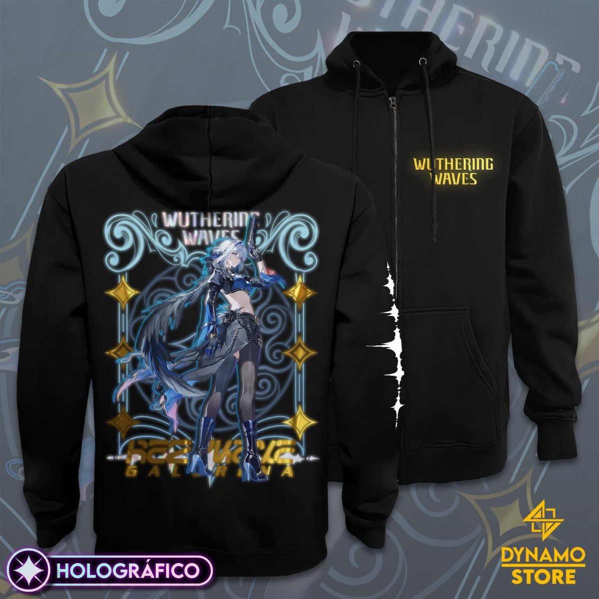 Galbrena - Wuthering Waves - Poleron Holográfica - MYTHRIL PRINT