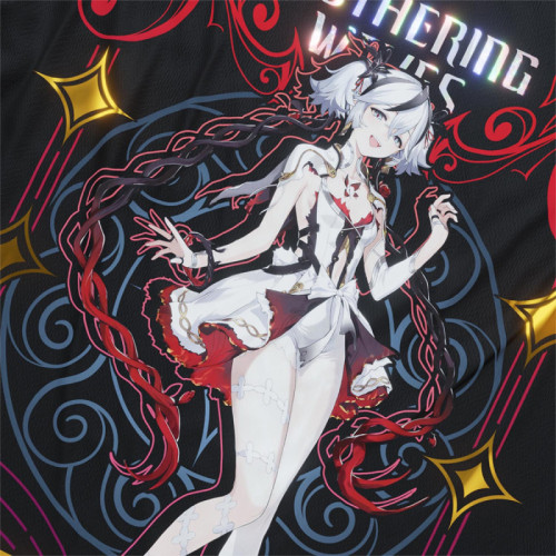 Camellya - Wuthering Waves - Polera Holográfica - MYTHRIL PRINT