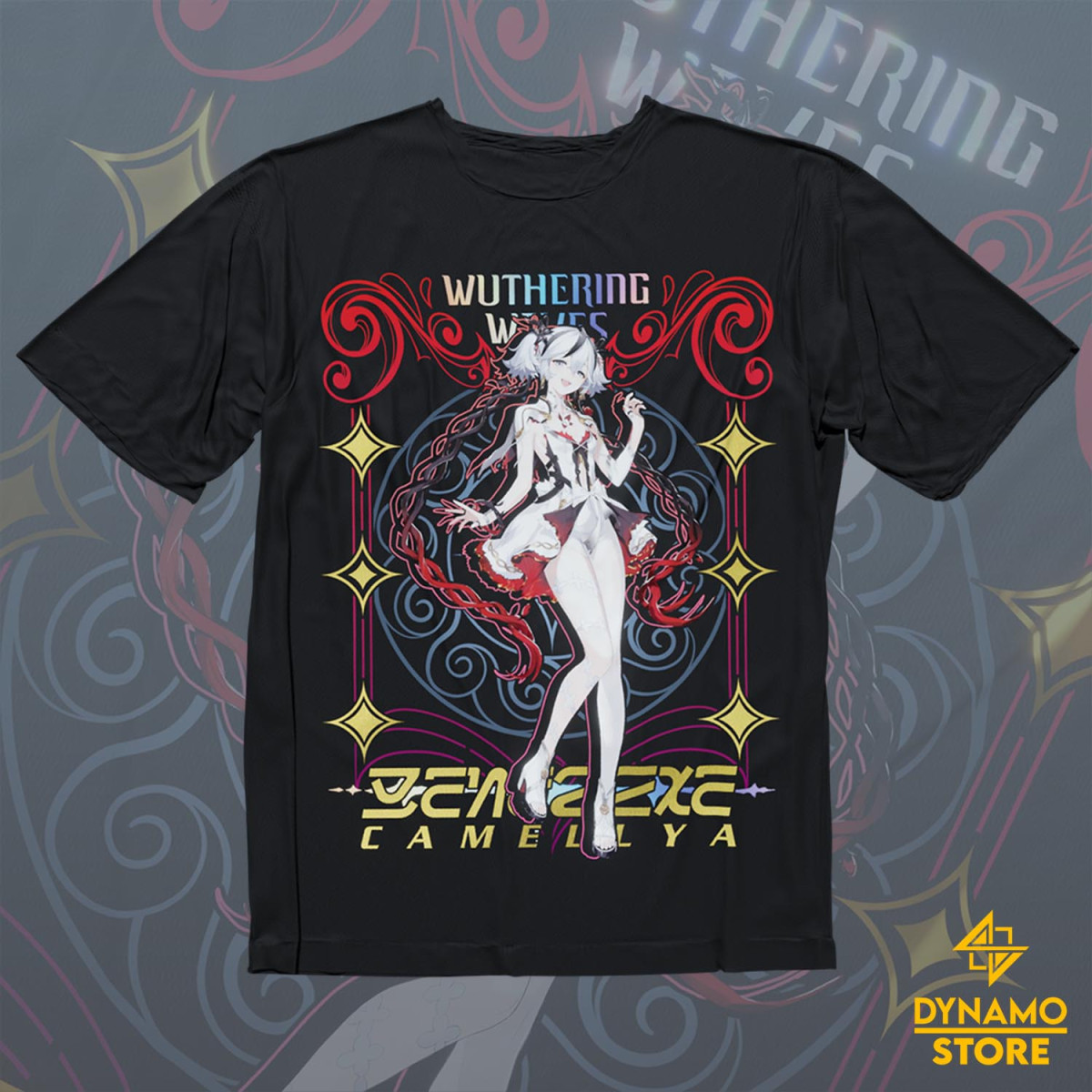 Camellya - Wuthering Waves - Polera - MYTHRIL PRINT