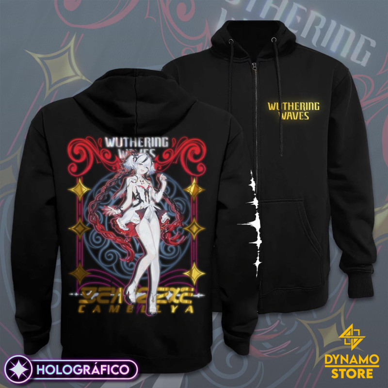Camellya - Wuthering Waves - Poleron Holográfica - MYTHRIL PRINT