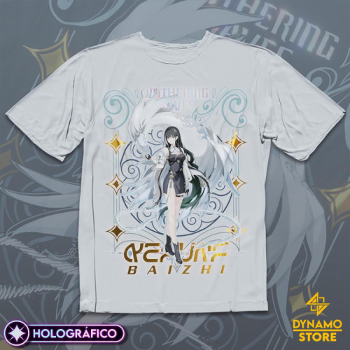 Baizhi - Wuthering Waves - Polera Holográfica - MYTHRIL PRINT