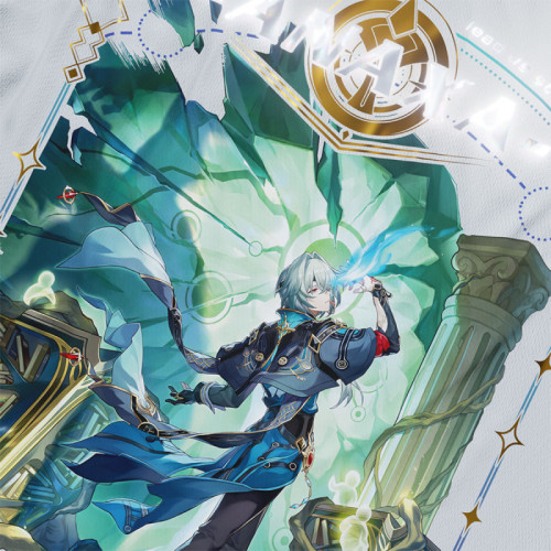 Anaxa - Honkai Star Rail - Polera Holográfica - MYTHRIL PRINT