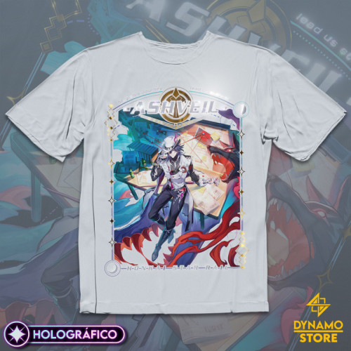 Ashveil - Honkai Star Rail - Polera Holográfica - MYTHRIL PRINT