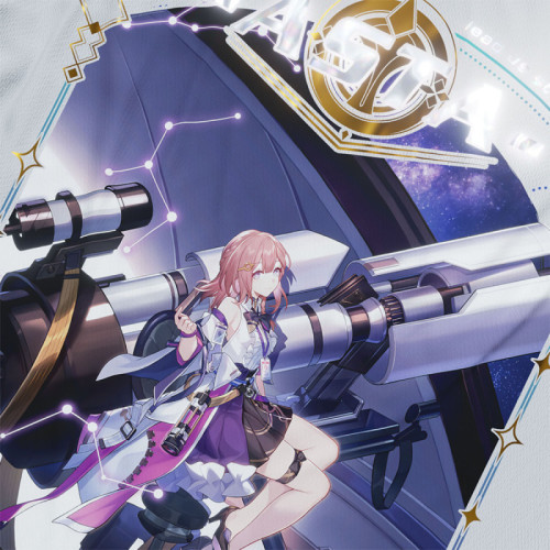 Asta - Honkai Star Rail - Polera Holográfica - MYTHRIL PRINT
