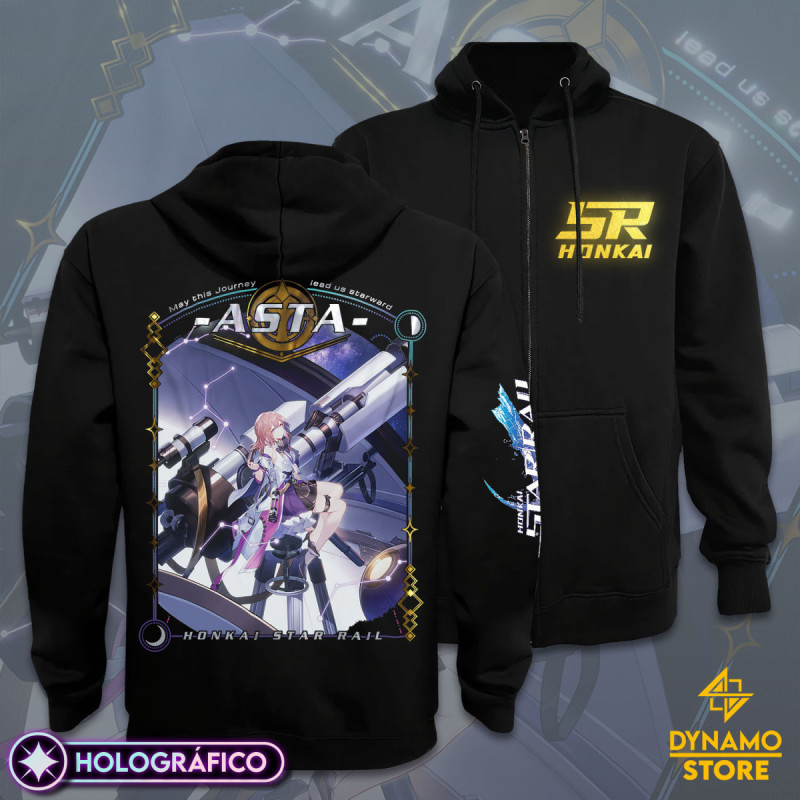 Asta - Honkai Star Rail - Poleron Holográfica - MYTHRIL PRINT