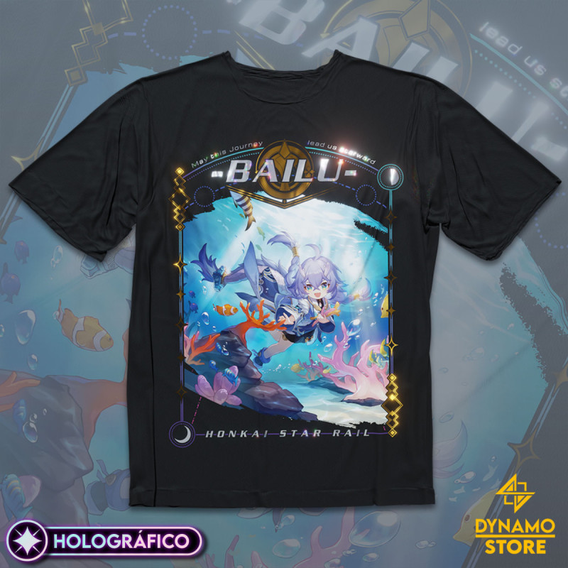 Bailu - Honkai Star Rail - Polera Holográfica - MYTHRIL PRINT