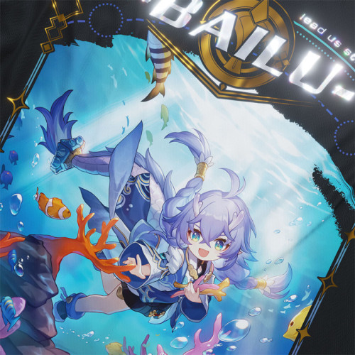 Bailu - Honkai Star Rail - Polera Holográfica - MYTHRIL PRINT