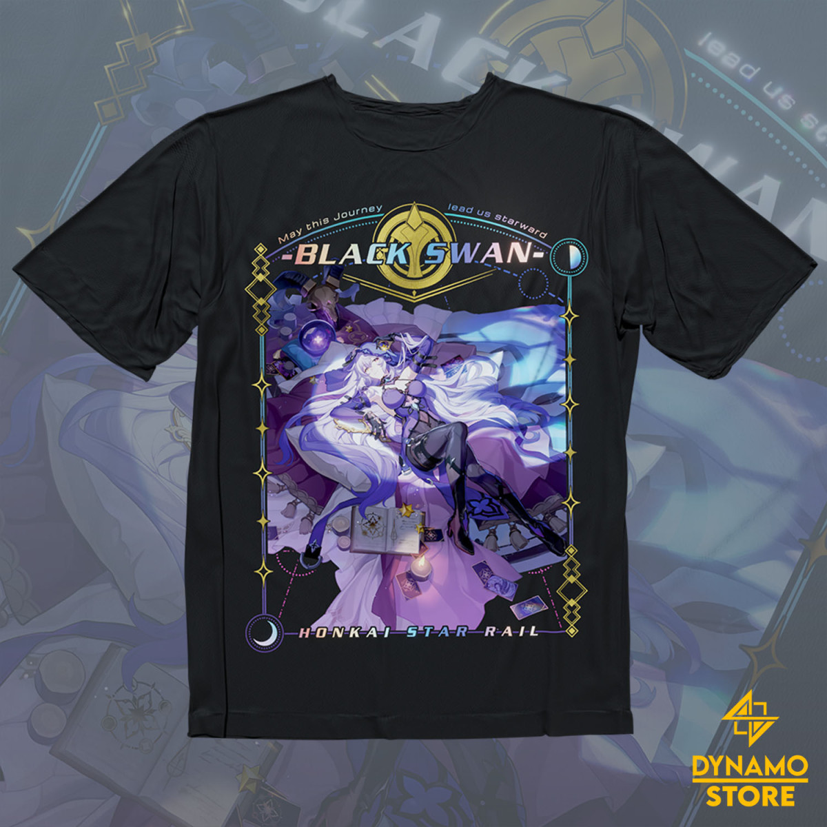 Black Swan - Honkai Star Rail - Polera - MYTHRIL PRINT