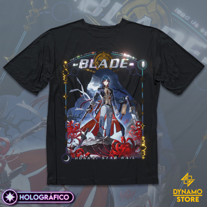Blade - Honkai Star Rail - Polera Holográfica - MYTHRIL PRINT