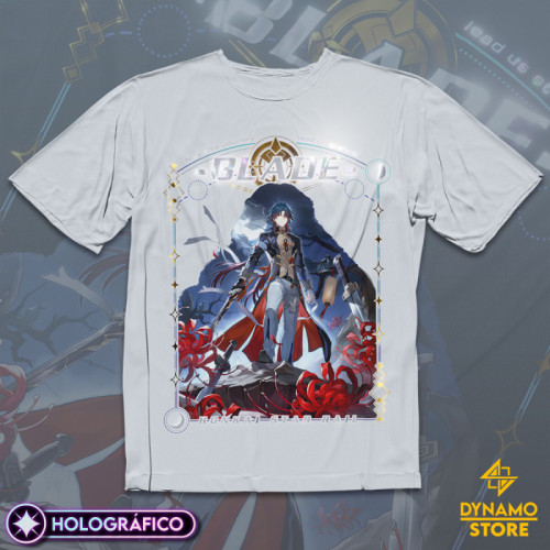 Blade - Honkai Star Rail - Polera Holográfica - MYTHRIL PRINT