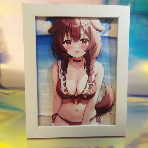 Hololive Korone Inugami Bikini - Cuadro 3D