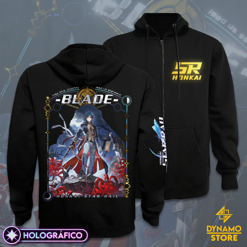 Blade - Honkai Star Rail - Poleron Holográfica - MYTHRIL PRINT