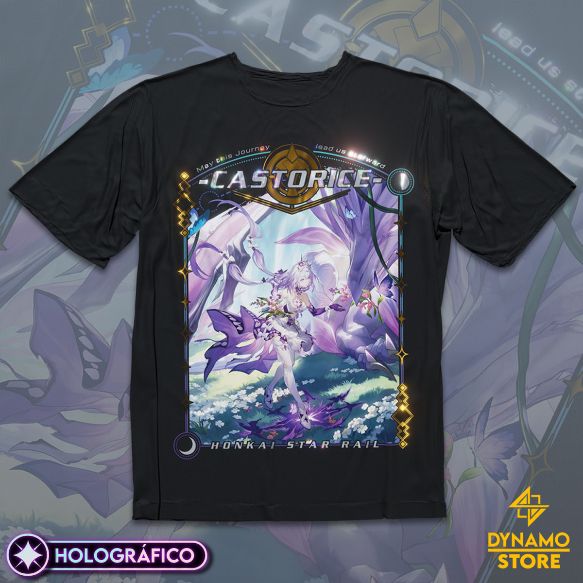 Castorice - Honkai Star Rail - Polera Holográfica - MYTHRIL PRINT