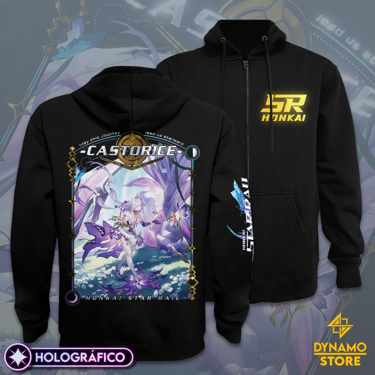 Castorice - Honkai Star Rail - Poleron Holográfica - MYTHRIL PRINT