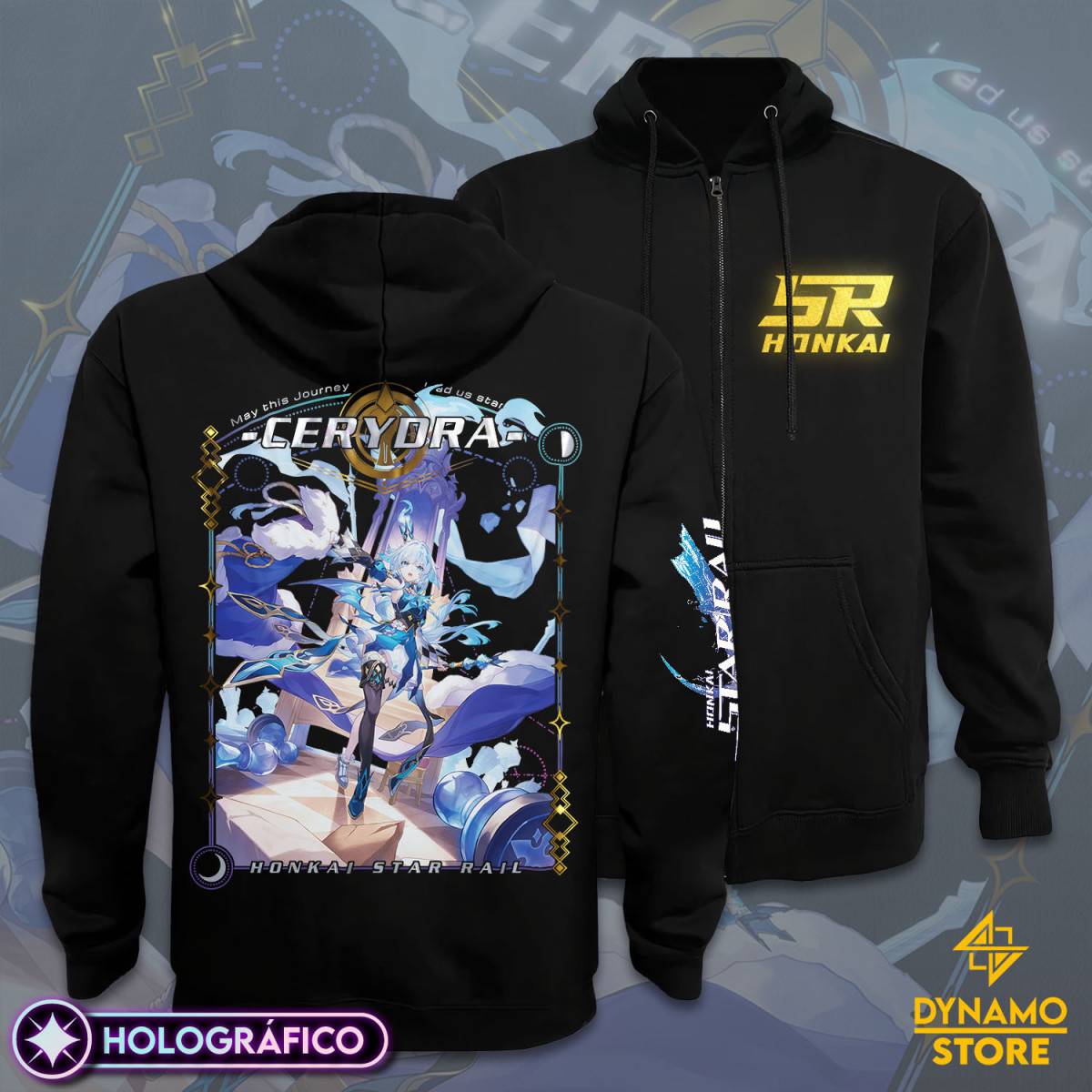 Cerydra - Honkai Star Rail - Poleron Holográfica - MYTHRIL PRINT