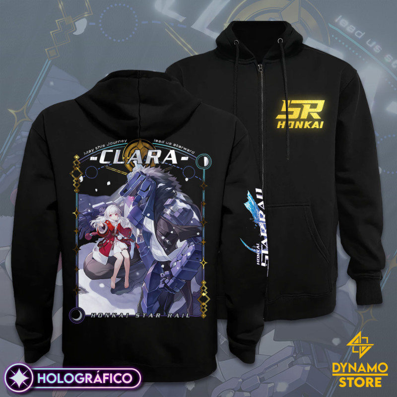 Clara - Honkai Star Rail - Poleron Holográfica - MYTHRIL PRINT
