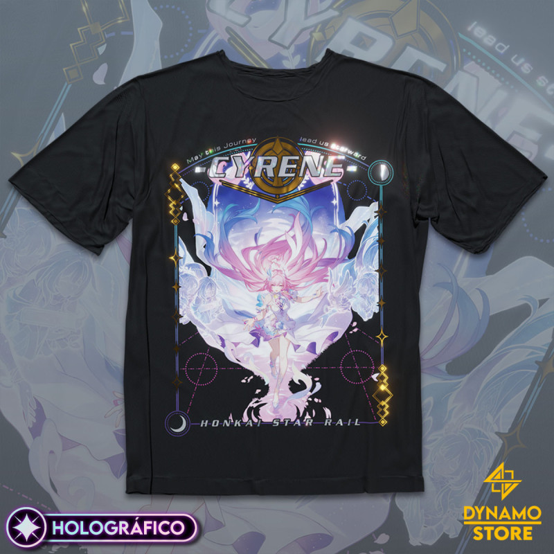 Cyrene - Honkai Star Rail - Polera Holográfica - MYTHRIL PRINT
