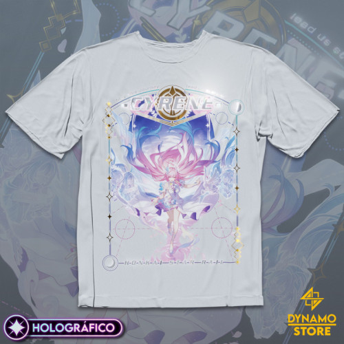Cyrene - Honkai Star Rail - Polera Holográfica - MYTHRIL PRINT