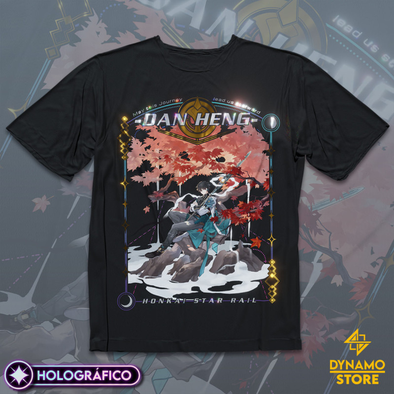 Dan Heng - Honkai Star Rail - Polera Holográfica - MYTHRIL PRINT