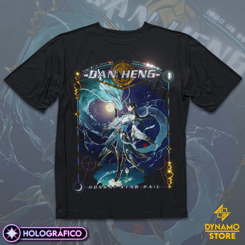 Dan Heng Imbibitor Lunae - Honkai Star Rail - Polera Holográfica - MYTHRIL PRINT