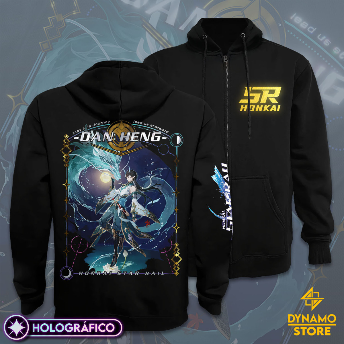 Dan Heng Imbibitor Lunae - Honkai Star Rail - Poleron Holográfica - MYTHRIL PRINT