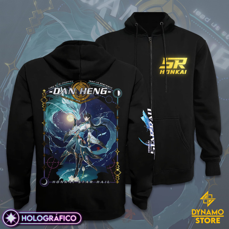 Dan Heng Imbibitor Lunae - Honkai Star Rail - Poleron Holográfica - MYTHRIL PRINT