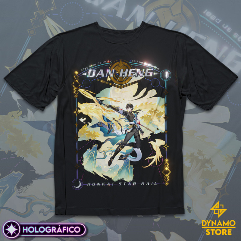 Dan Heng Permansor Terrae - Honkai Star Rail - Polera Holográfica - MYTHRIL PRINT