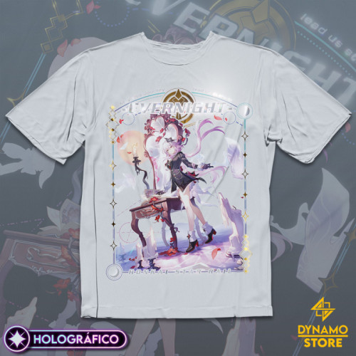 Evernight - Honkai Star Rail - Polera Holográfica - MYTHRIL PRINT