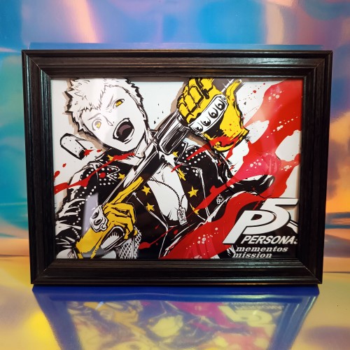 Persona 5 Skull - Cuadro 3D