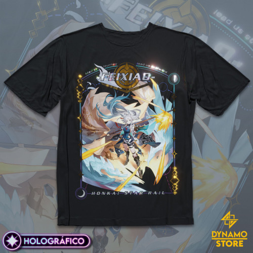 Feixiao - Honkai Star Rail - Polera Holográfica - MYTHRIL PRINT