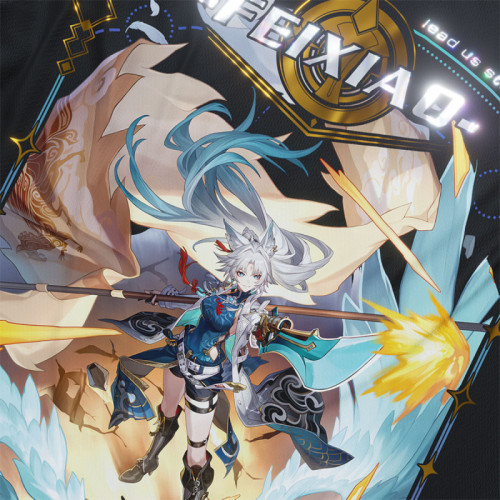 Feixiao - Honkai Star Rail - Polera Holográfica - MYTHRIL PRINT