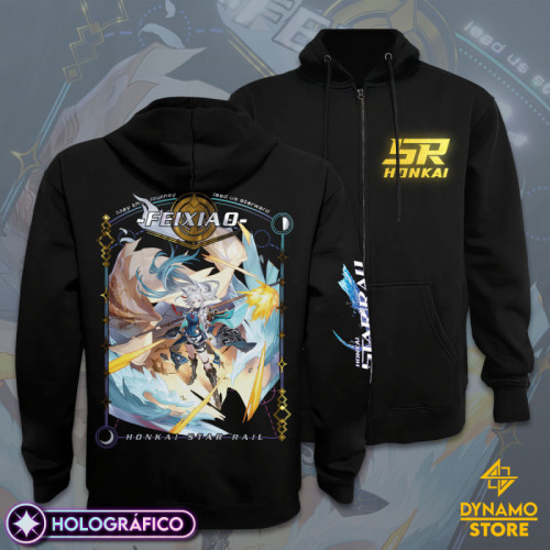 Feixiao - Honkai Star Rail - Poleron Holográfica - MYTHRIL PRINT